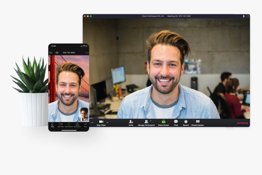 Zoom S Video-conferencing Platform - Zoom Video Call, HD Png Download , Transparent Png Image - PNGitem