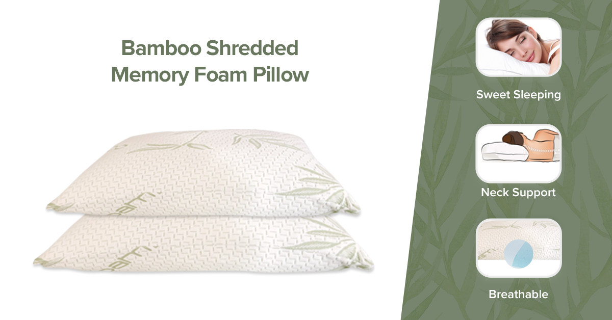 Shredded Memory Foam Pillow Shredded Memory Foam Pillow