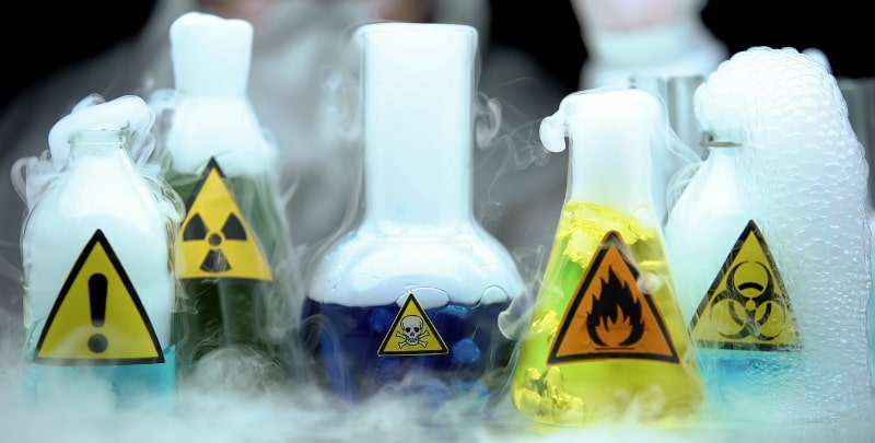 air con chemical smell