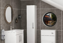 toilet and sink vanity unit