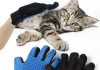 cat brushing gloves