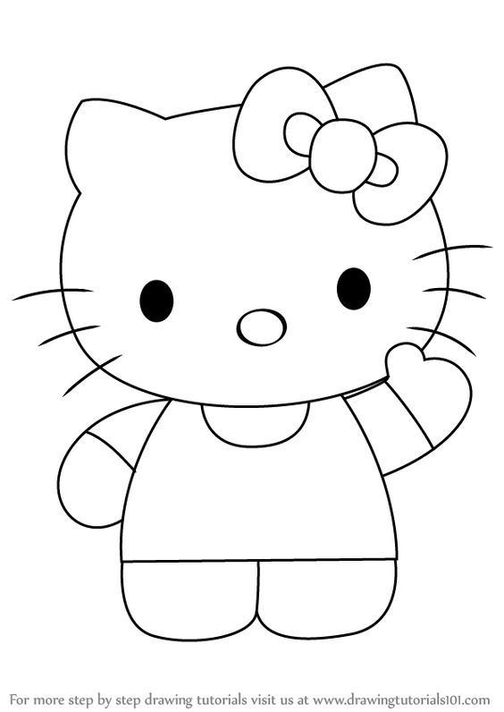 Hello kitty Drawing