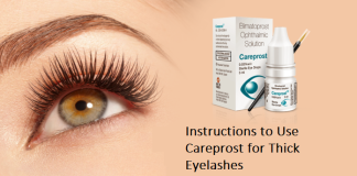 Instructions to Use Careprost for Thick Eyelashes