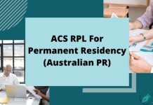ACS RPL For Permanent Residency (Australian PR) RPL FOR PERMANENT RESIDENCY
