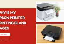 Why is my printer printing blank pages when it has ink?