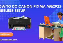 Installation for Canon Pixma MG2922 Wireless setup Canon Pixma MG2922 Wireless Setup