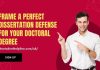 Frame A Perfect Dissertation Defense For Your Doctoral Degree Dissertation Defense