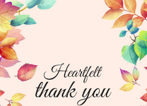 The Act Of Being Thankful virtual thank you cards