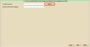 Mgt7 Form Turnover and Net Worth of Company